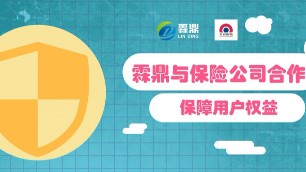 霖鼎與保險公司合作，讓用戶使用更放心。
